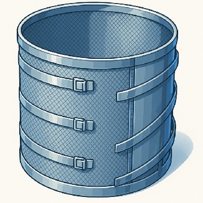 Drum-Type Screen Mesh